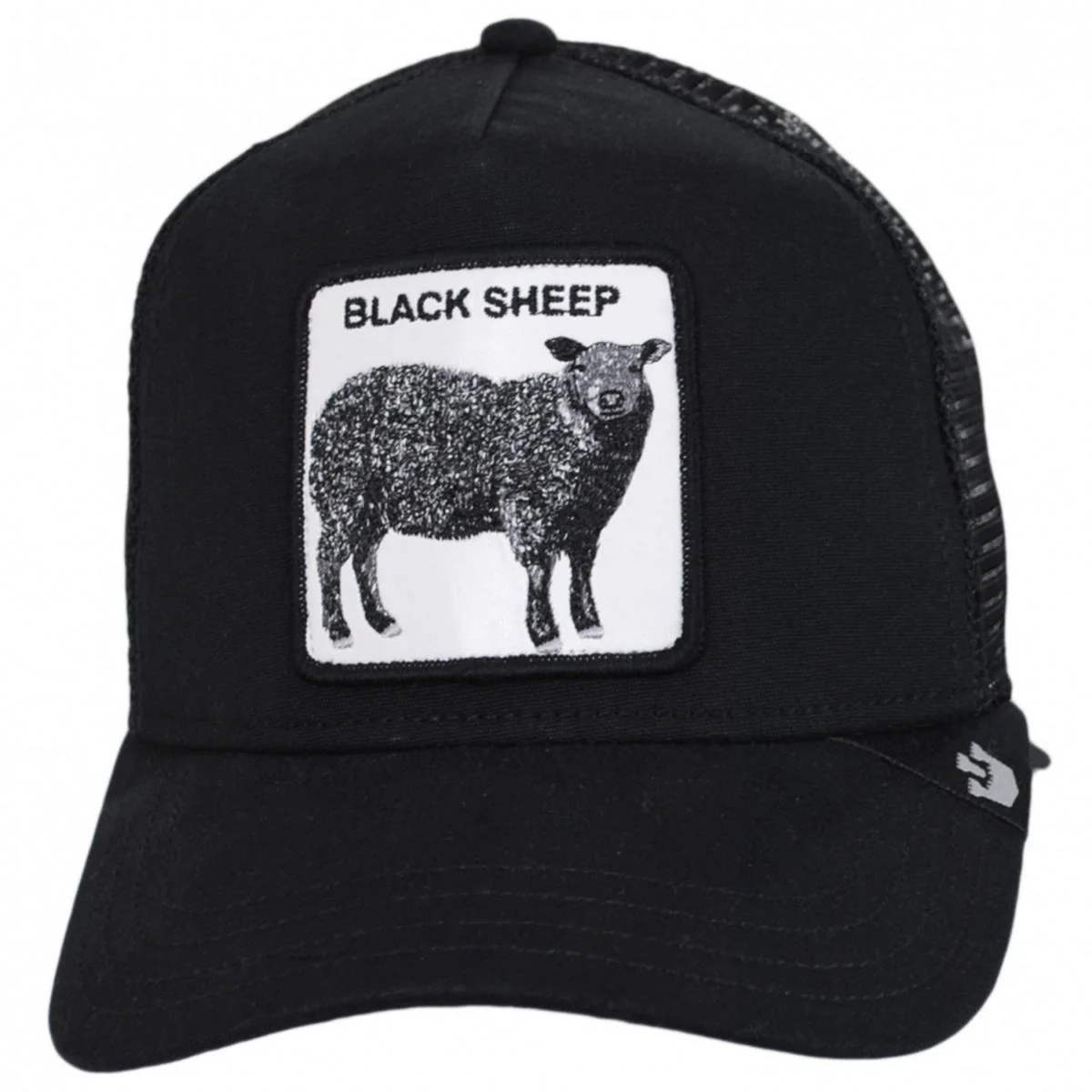 Ba Ba Black Sheep Mesh Trucker Snapback Baseball Cap - Image 2
