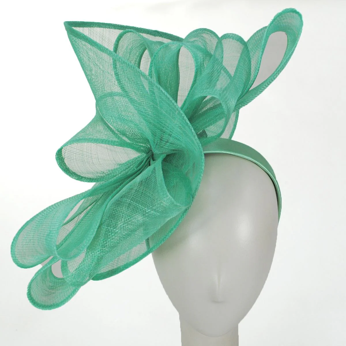 Abanico Sinamay Straw Fascinator Hat - Image 2