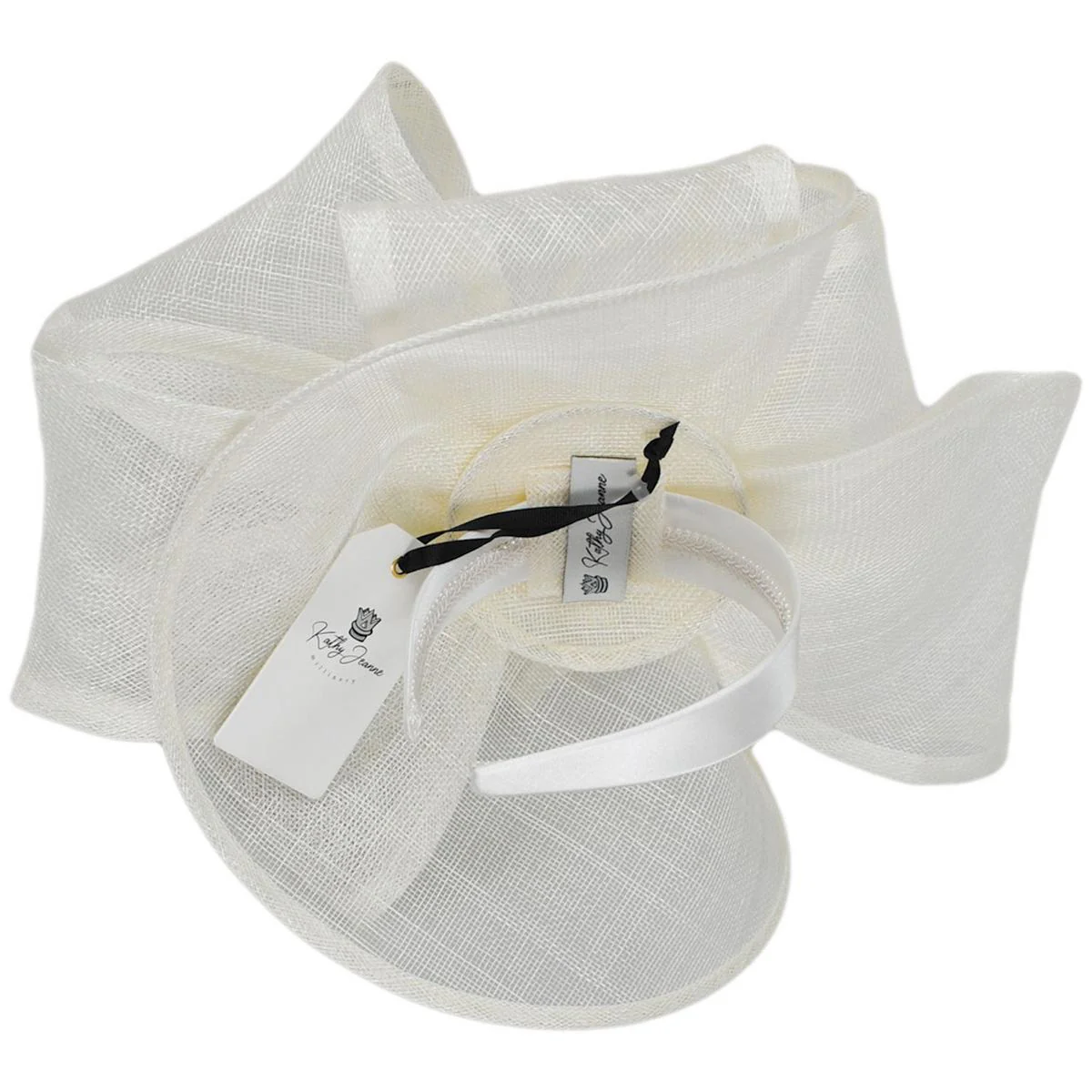 Abanico Sinamay Straw Fascinator Hat - Image 8