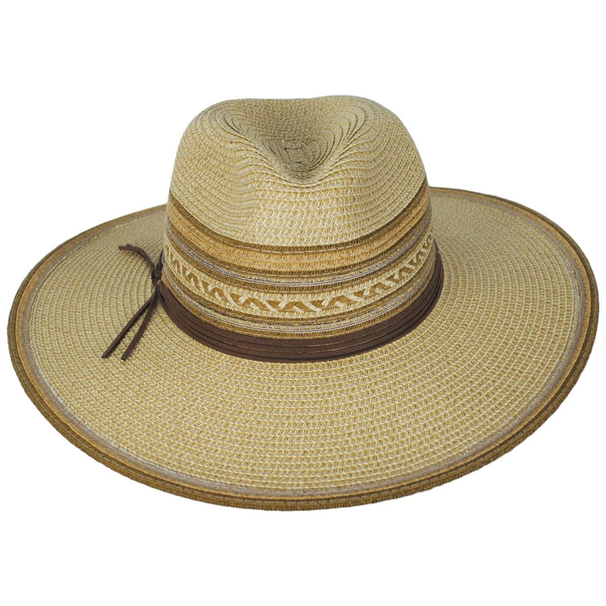 Alento Braided Toyo Straw Blend Fedora Hat - Image 6