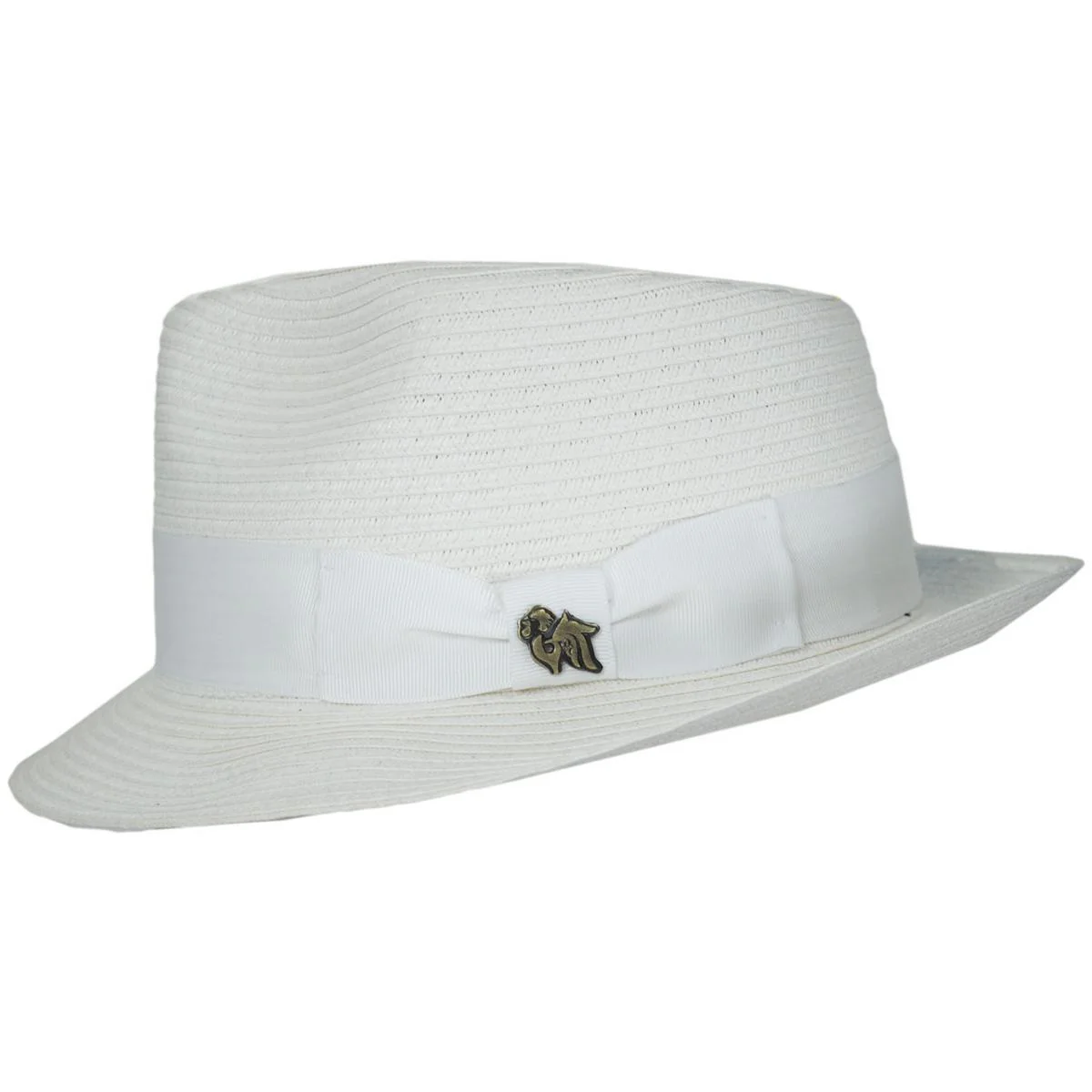 Alessandro Toyo Braid Fedora Hat - Image 11