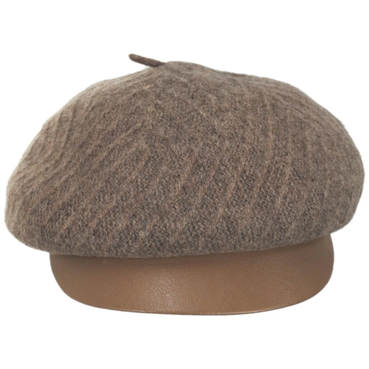 Alicent Boiled Wool Jockey Cap - Image 10