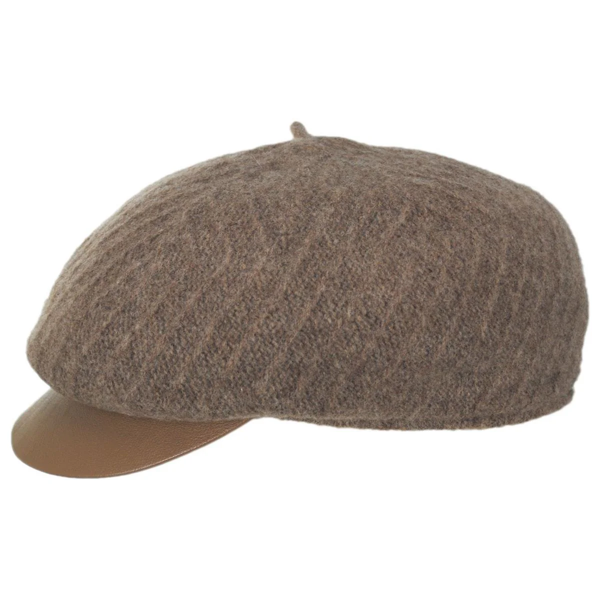 Alicent Boiled Wool Jockey Cap - Image 11