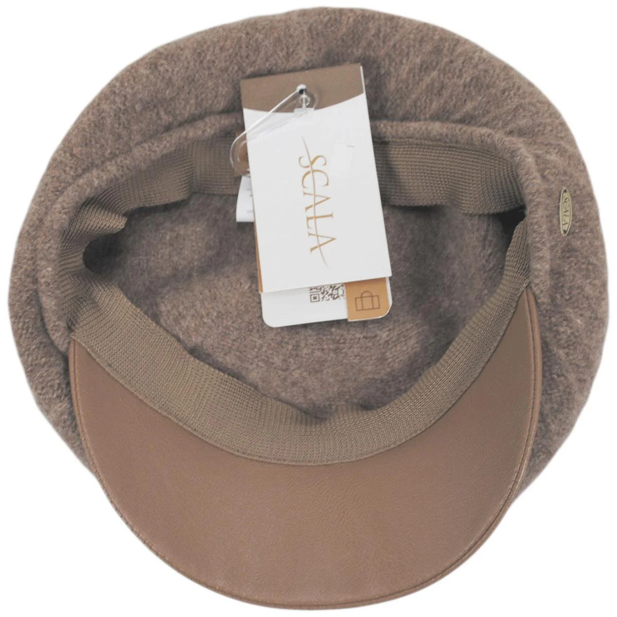 Alicent Boiled Wool Jockey Cap - Image 12