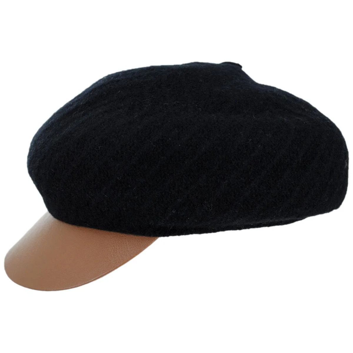 Alicent Boiled Wool Jockey Cap - Image 3