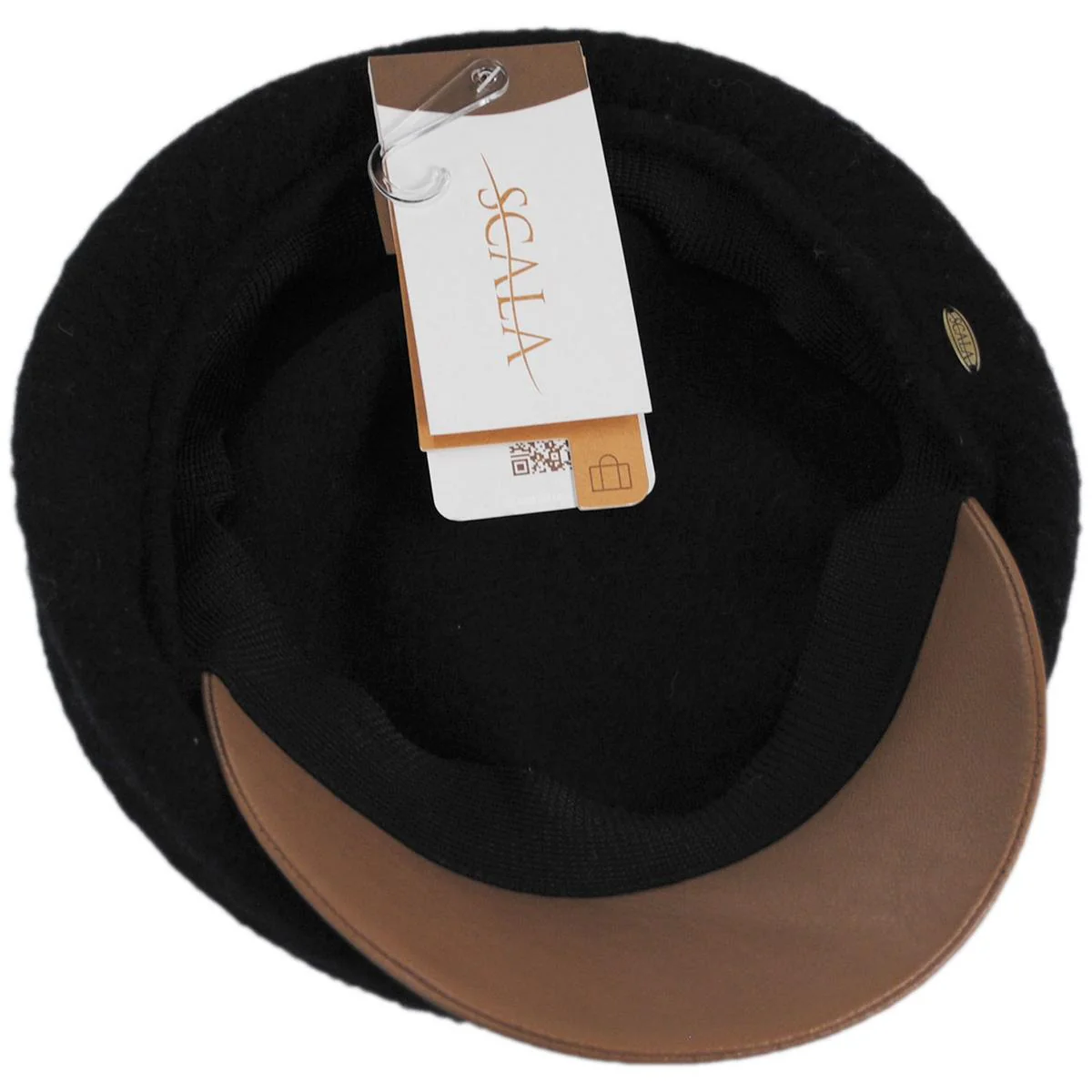 Alicent Boiled Wool Jockey Cap - Image 4