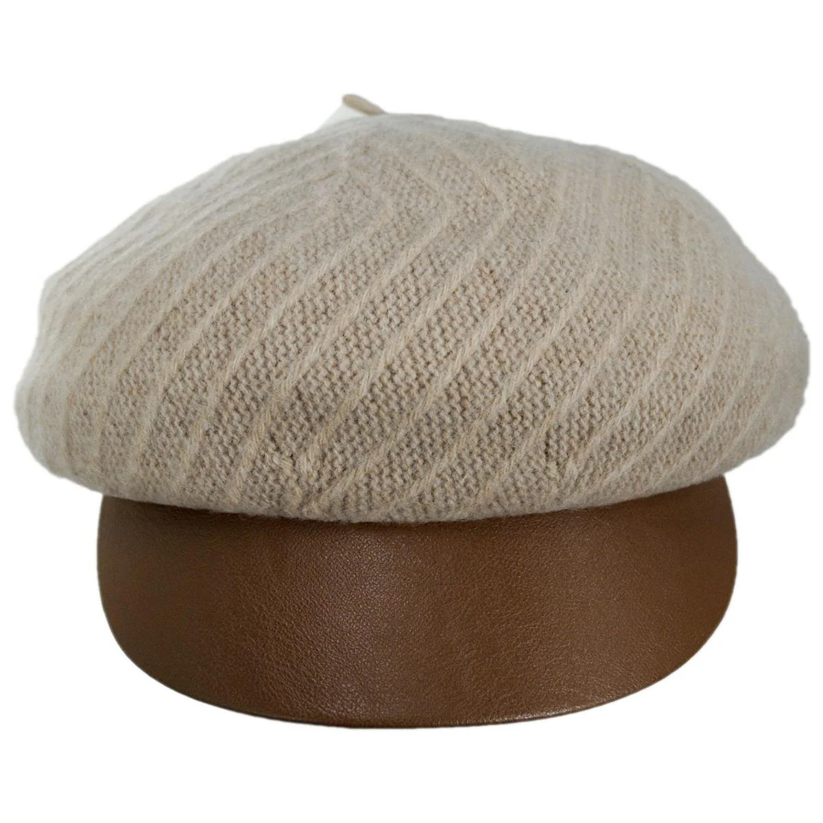 Alicent Boiled Wool Jockey Cap - Image 6