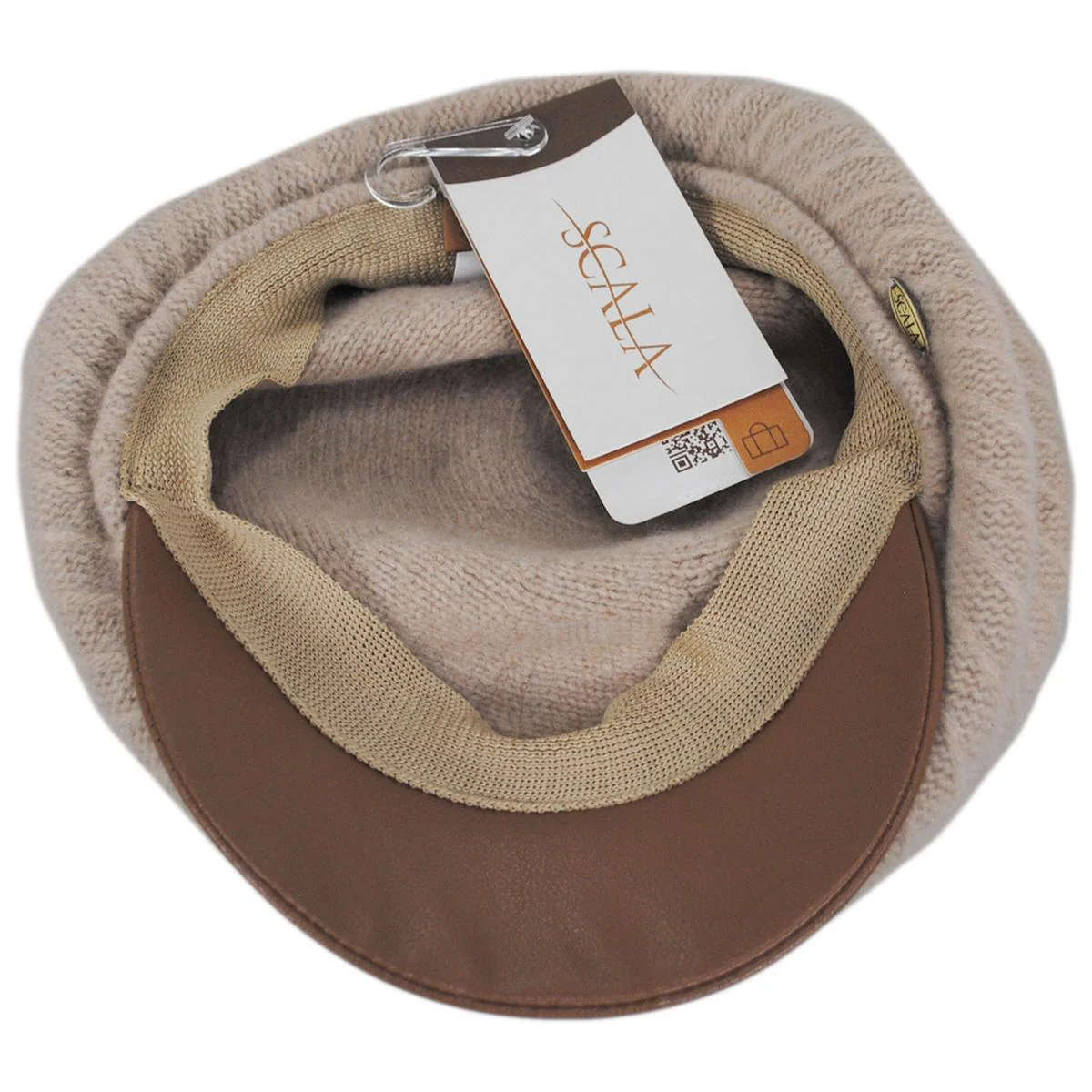 Alicent Boiled Wool Jockey Cap - Image 8