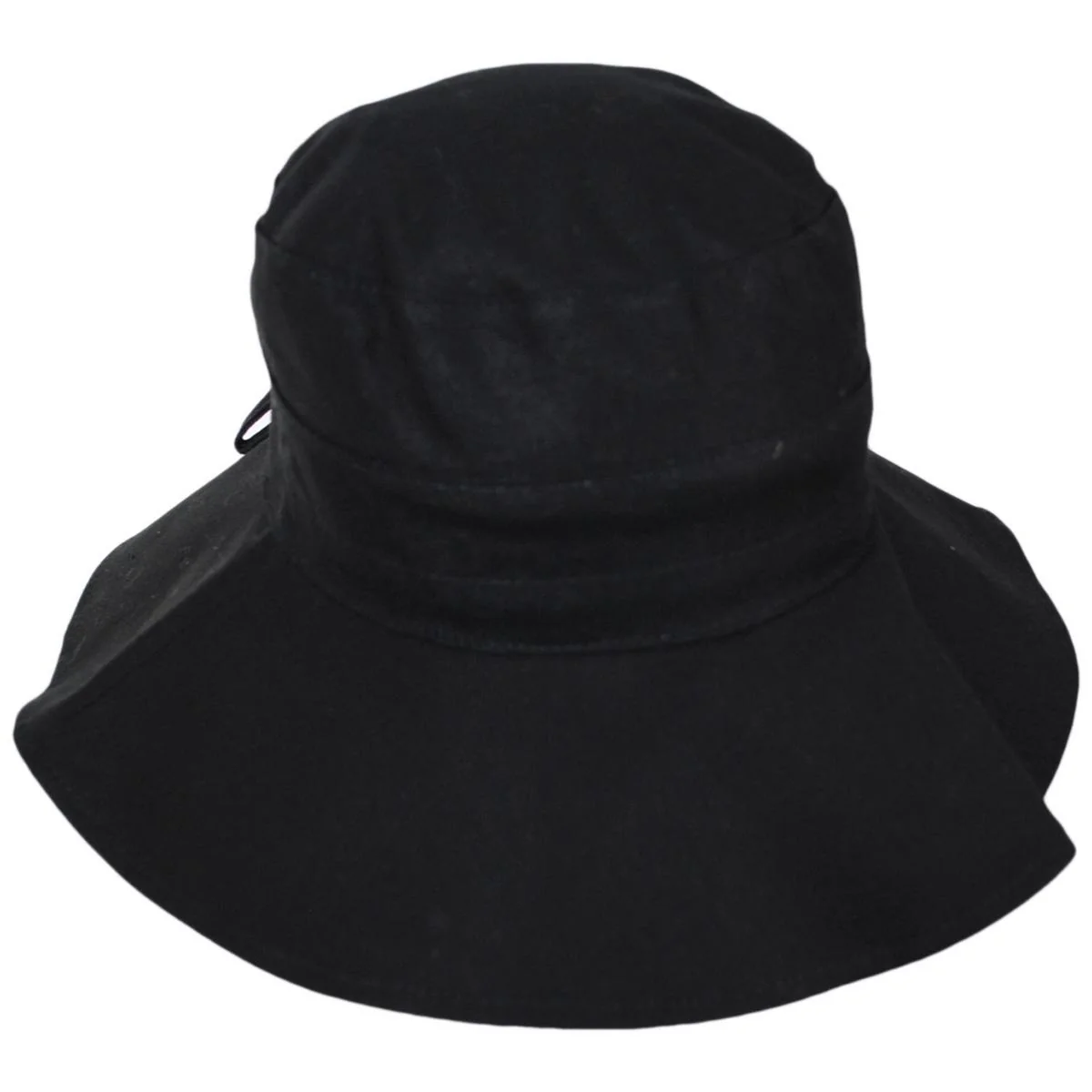 Alma Ponytail Cotton Bucket Hat