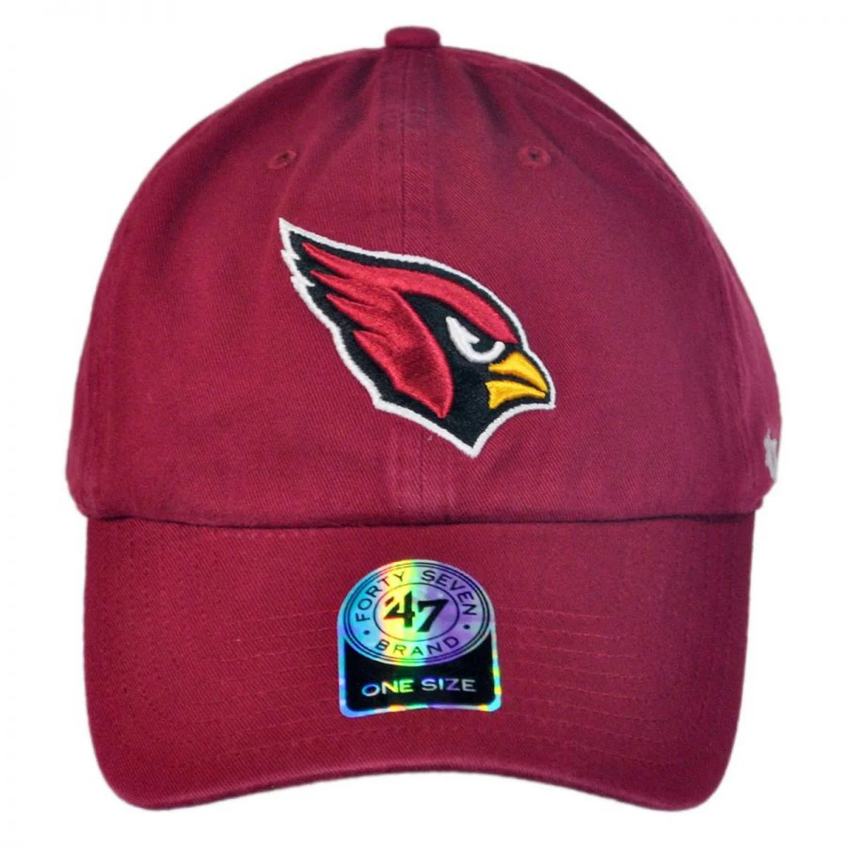 Arizona Cardinals NFL Clean Up Strapback Baseball Cap Dad Hat - Image 2