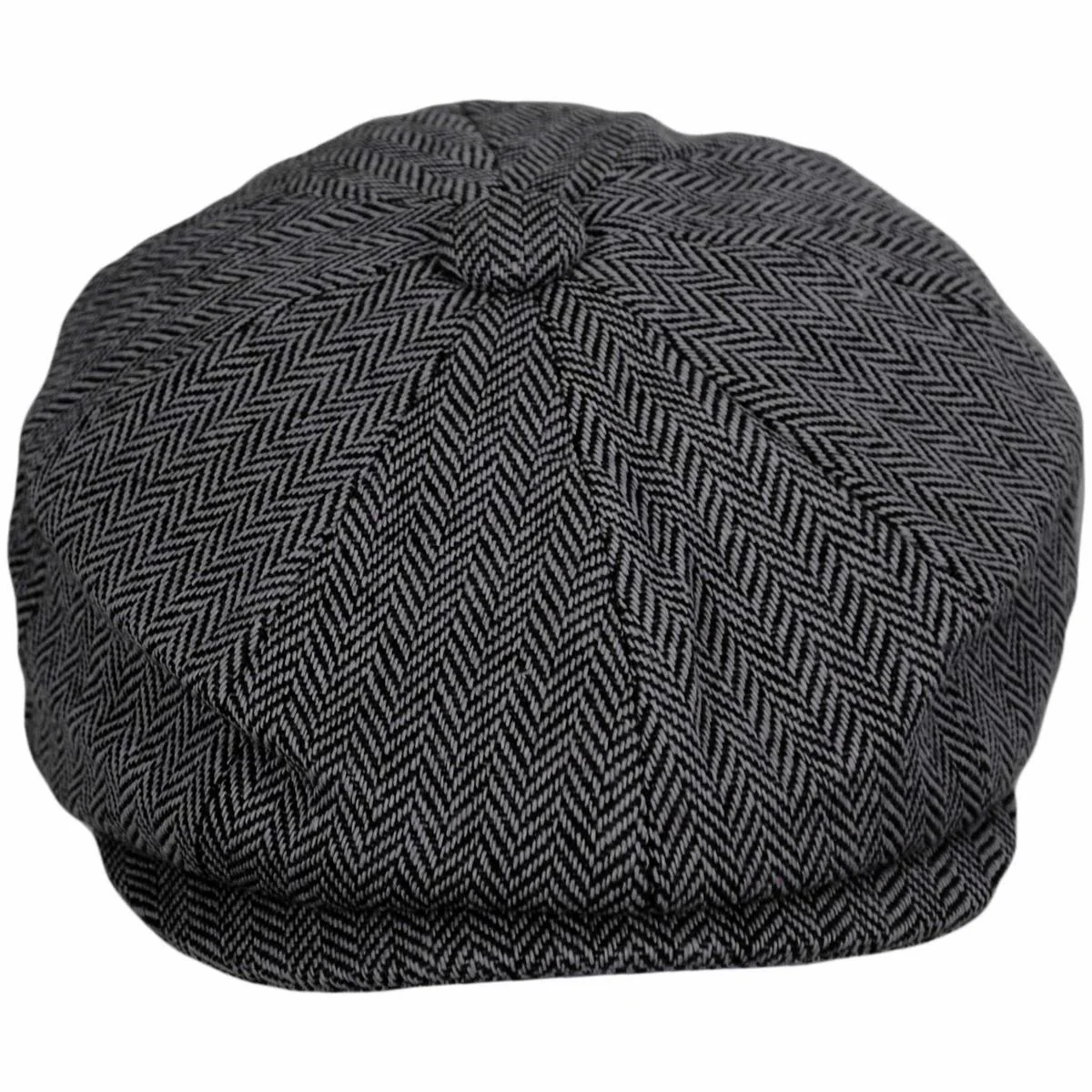 Baby Herringbone Wool Blend Newsboy Cap - Image 8