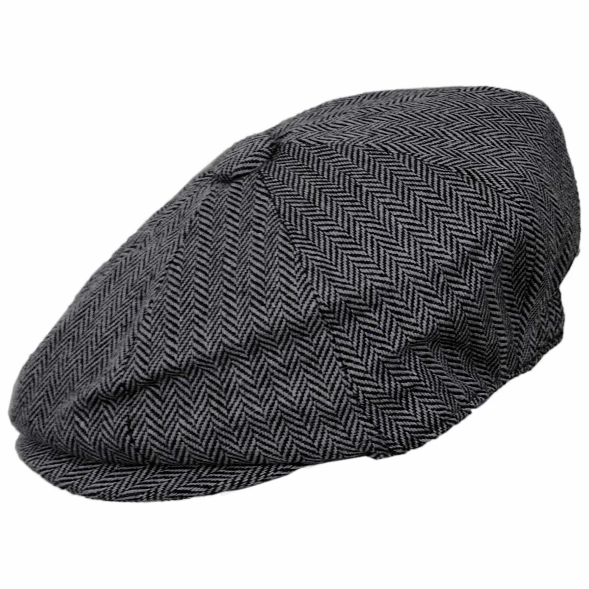 Baby Herringbone Wool Blend Newsboy Cap - Image 9
