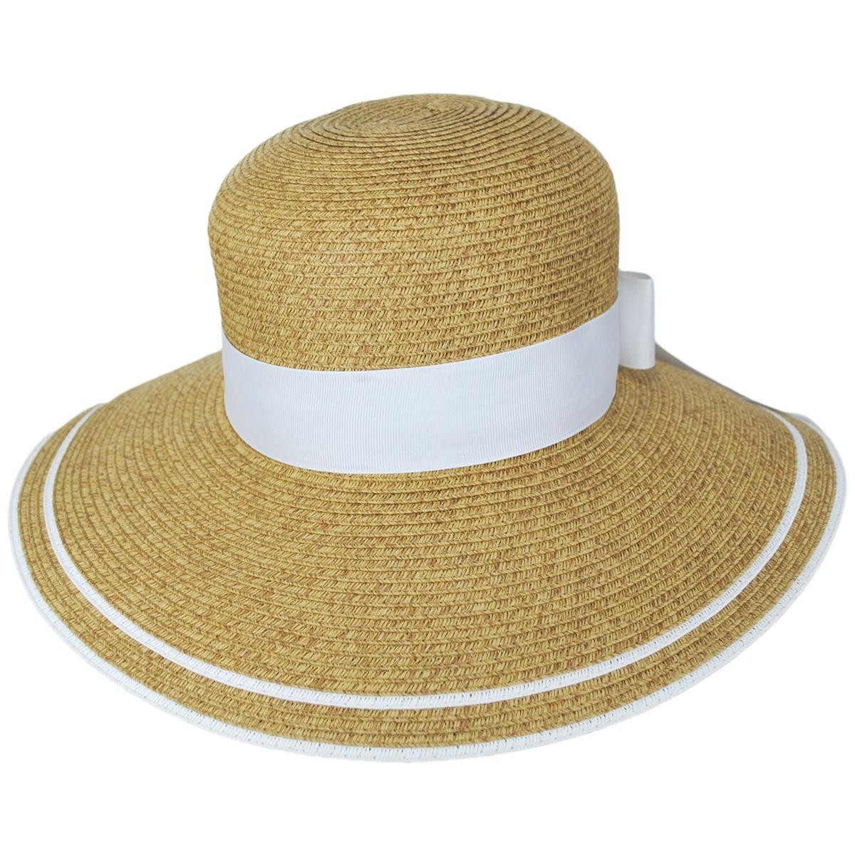Backbow Toyo Straw Lampshade Dress Hat - Made to Order