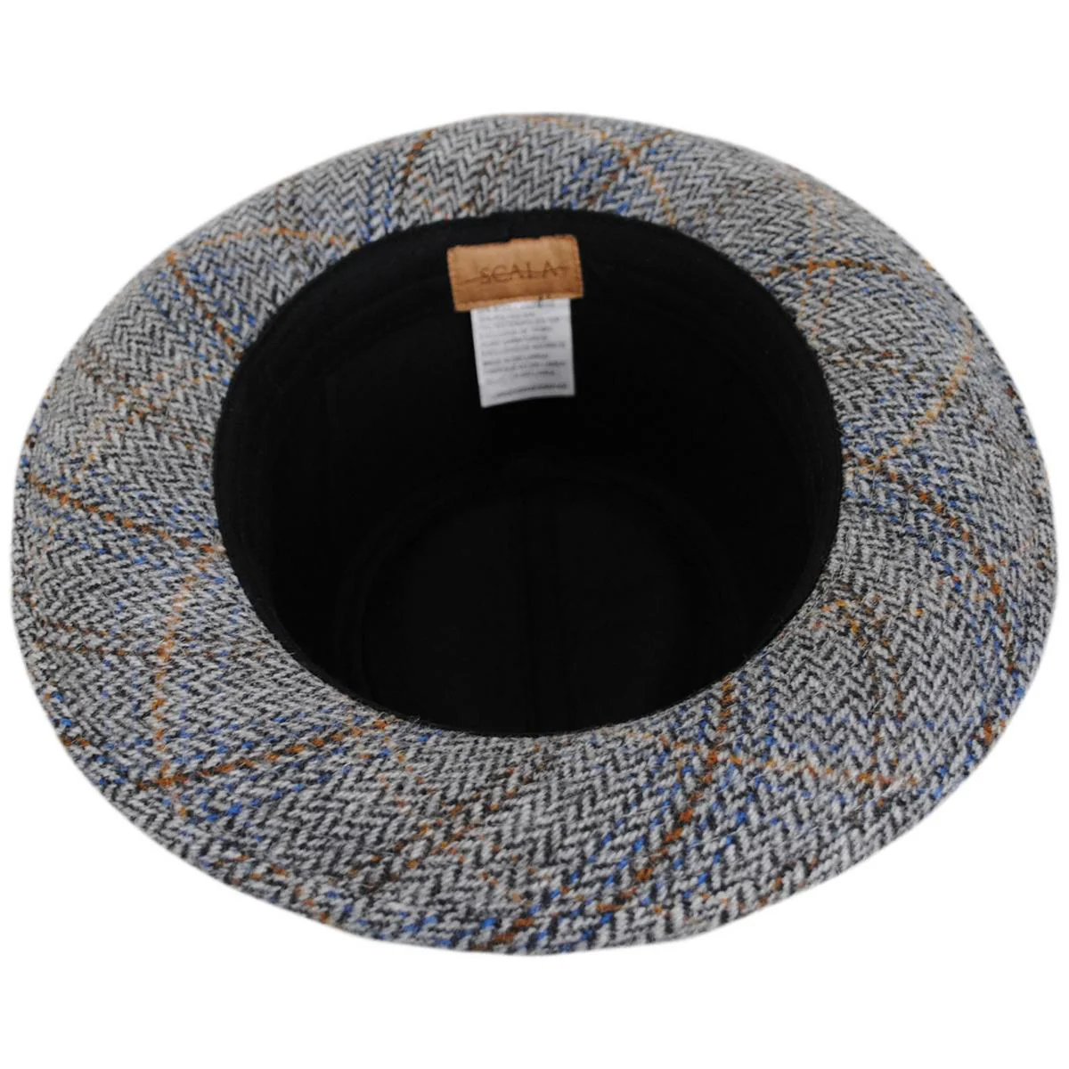 Barry Wool Blend Tweed Fedora Hat - Image 8