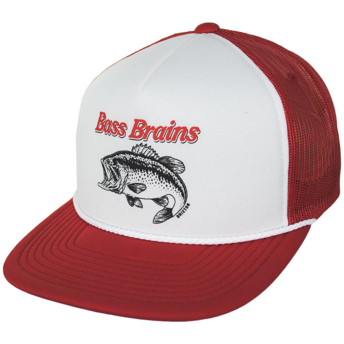 Bass Brains Foam and Mesh Trucker Snapback Baseball Cap
