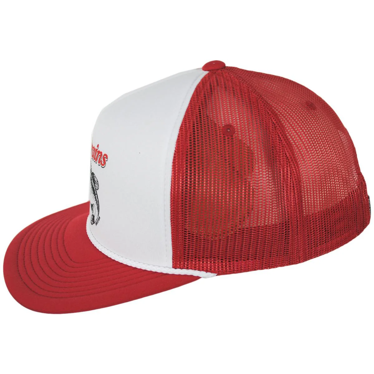Bass Brains Foam and Mesh Trucker Snapback Baseball Cap - Image 3