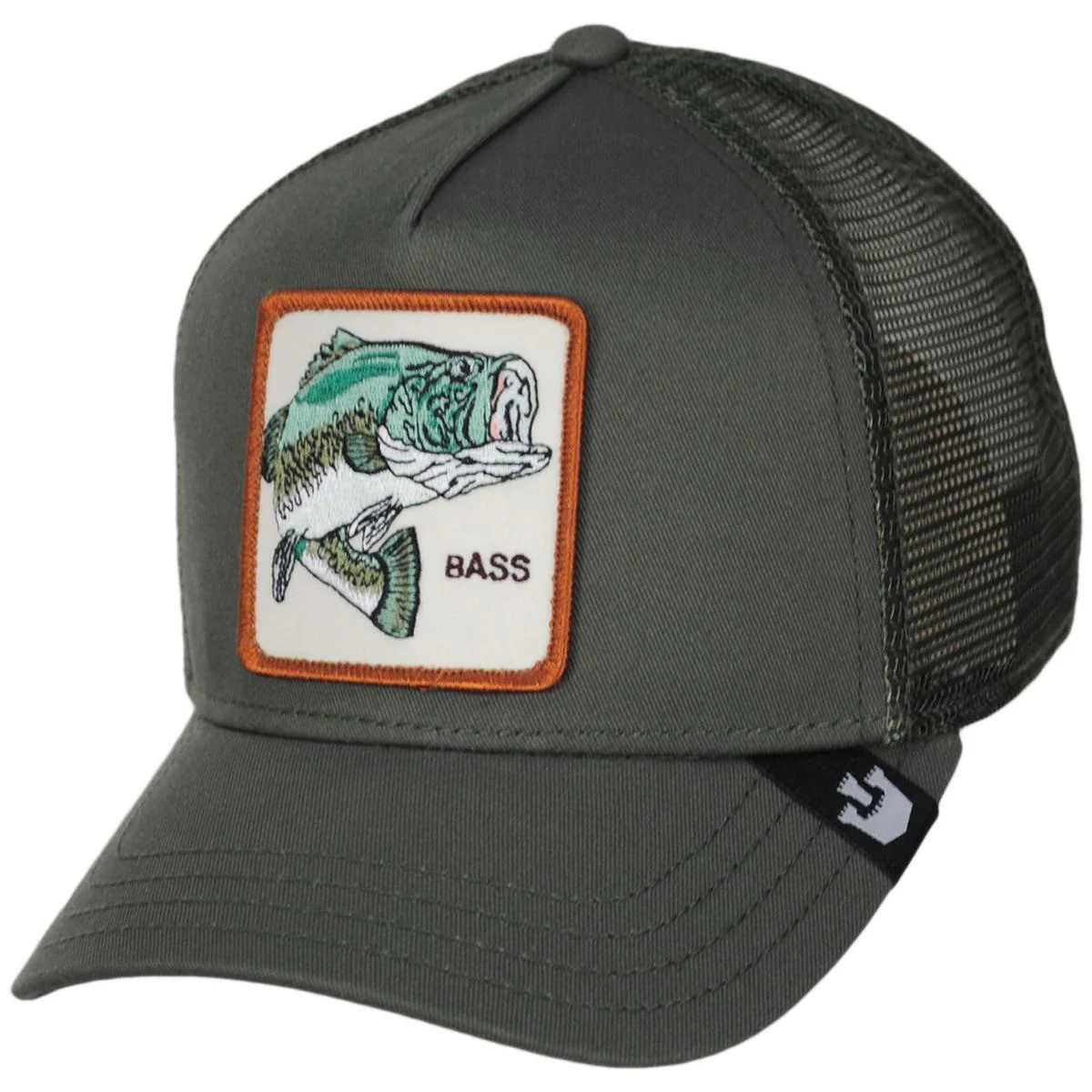 Bass Mesh Trucker Snapback Baseball Cap