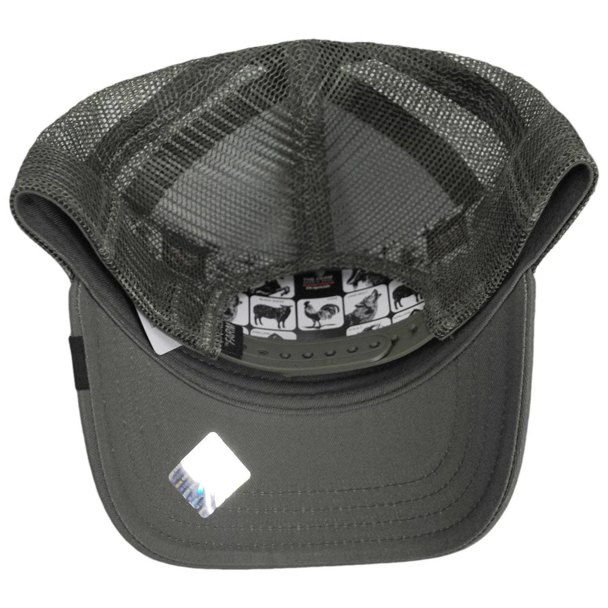 Bass Mesh Trucker Snapback Baseball Cap - Image 4