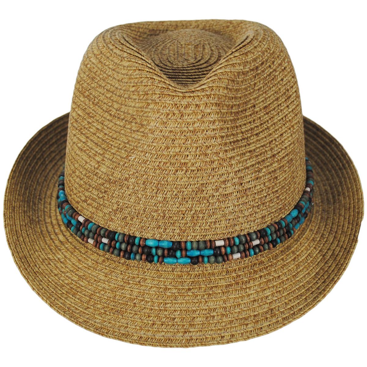 Bead Toyo Straw Fedora Hat - Made to Order - Image 2