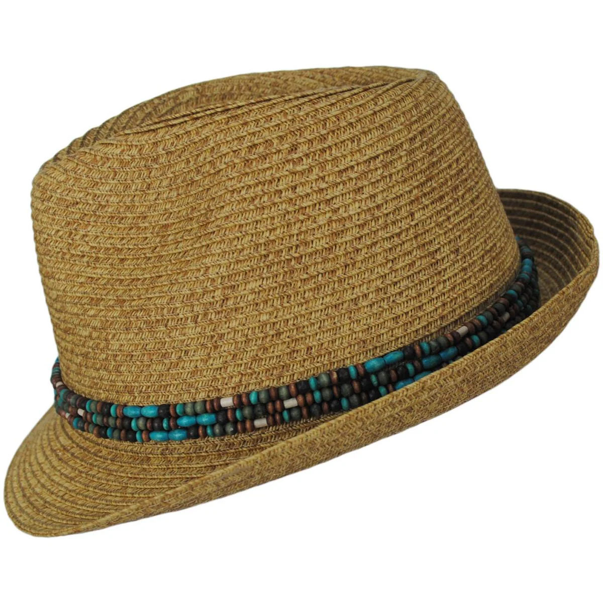 Bead Toyo Straw Fedora Hat - Made to Order - Image 3