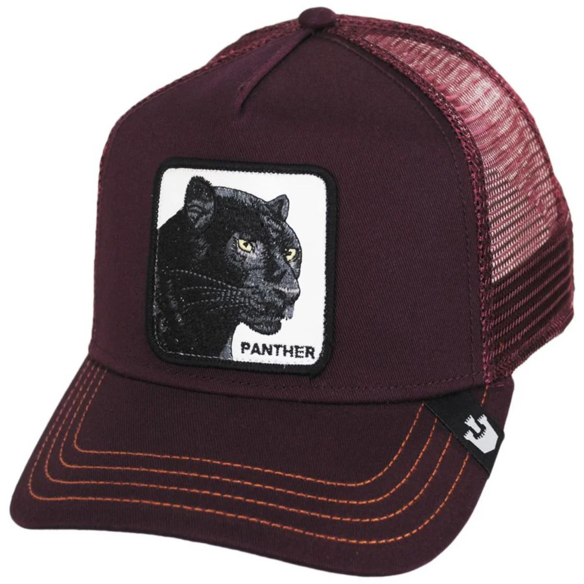 Black Panther Trucker Snapback Baseball Cap - Retired
