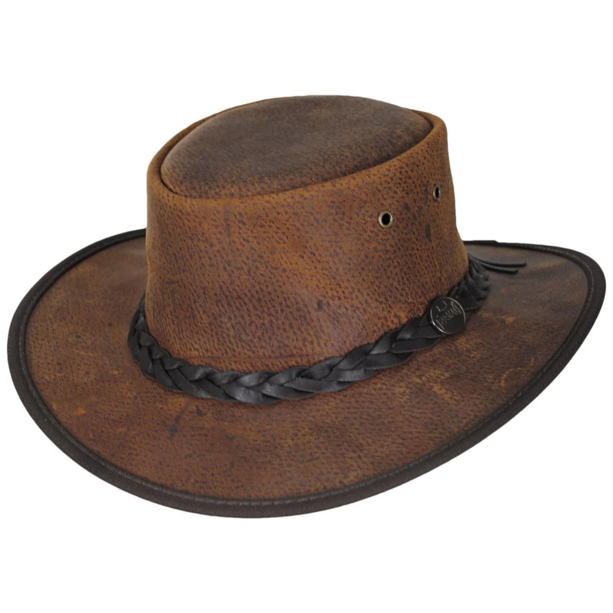 Boar Leather Foldaway Drover Hat - Image 6