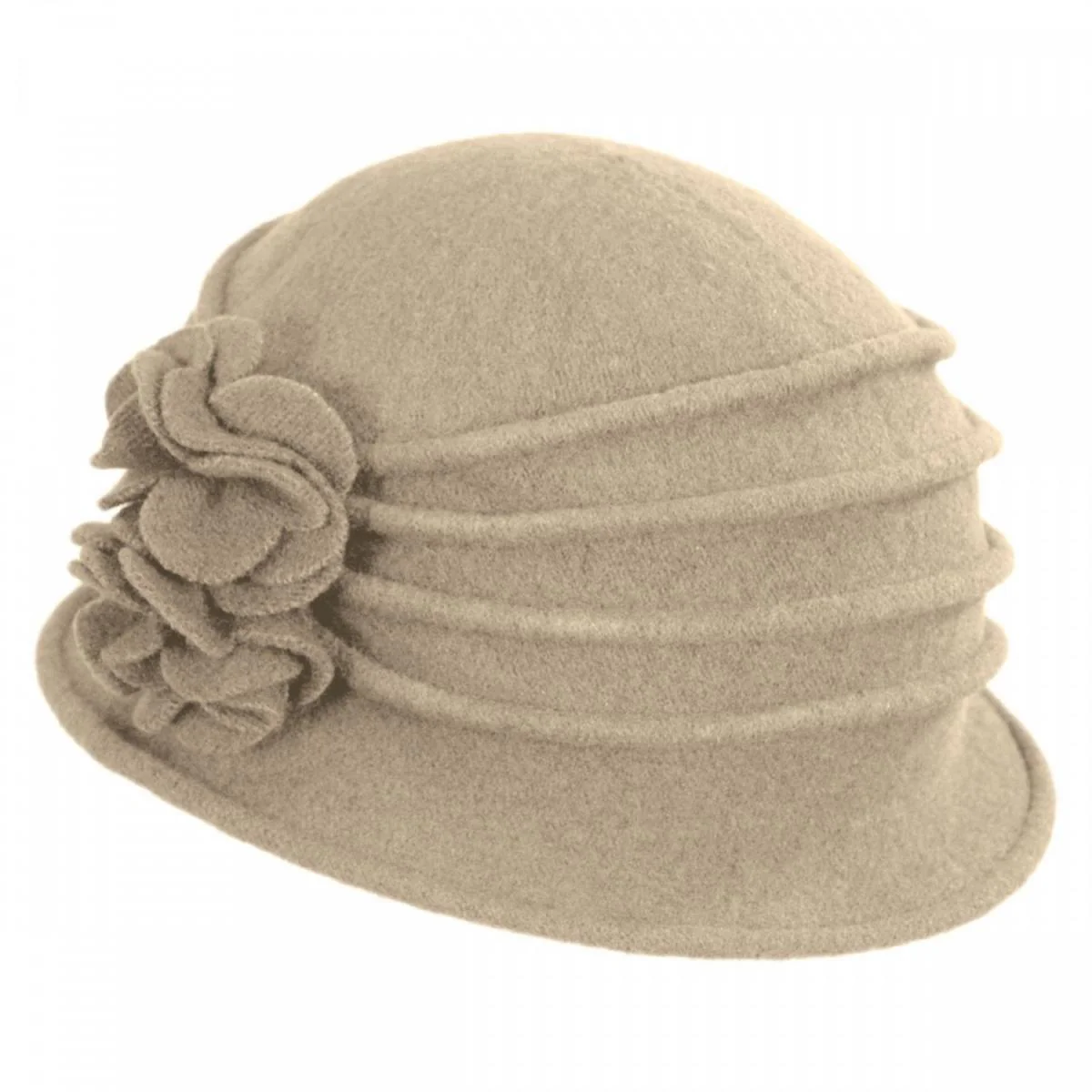 Boiled Wool Cloche Hat - Image 14