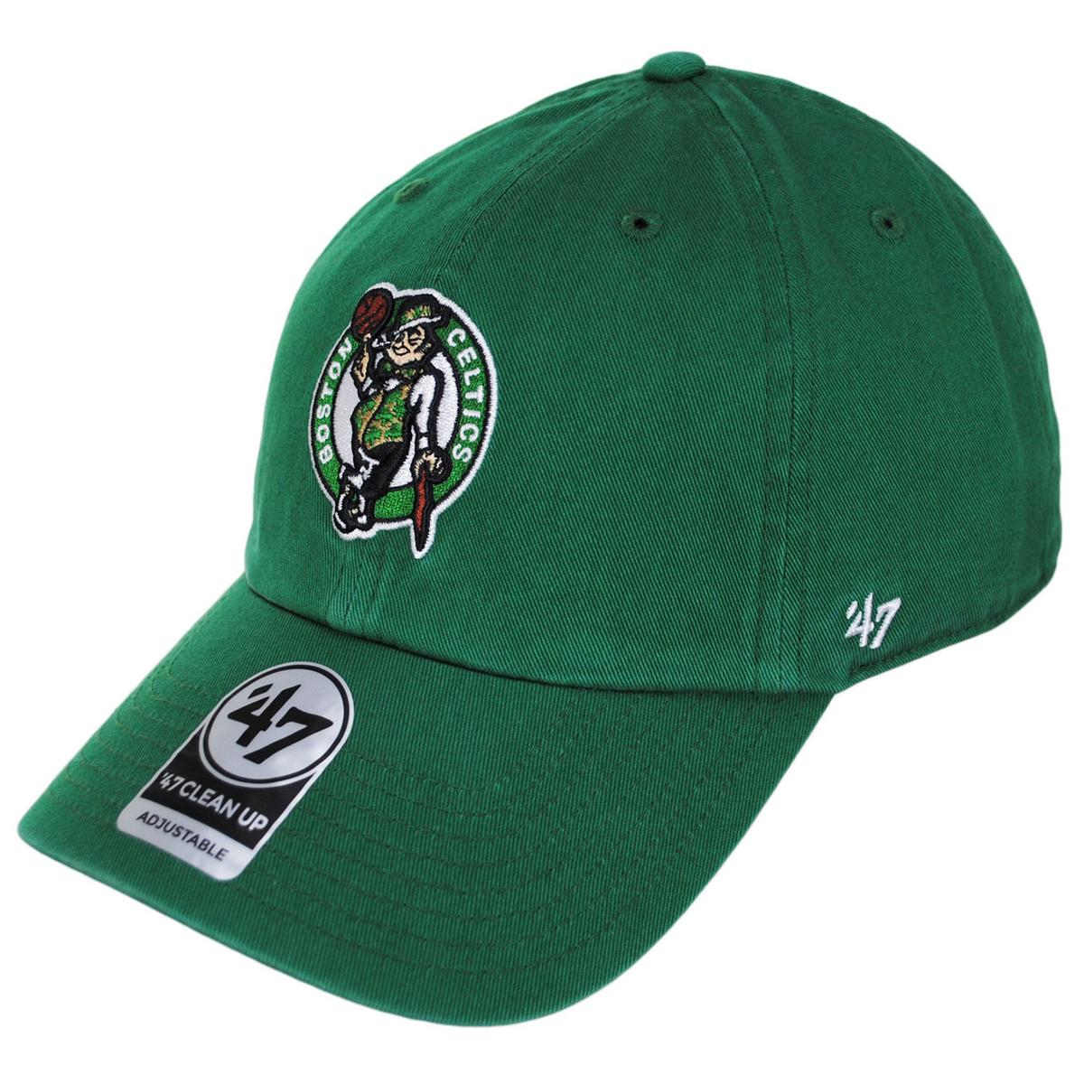 Boston Celtics NBA Clean Up Strapback Baseball Cap Dad Hat