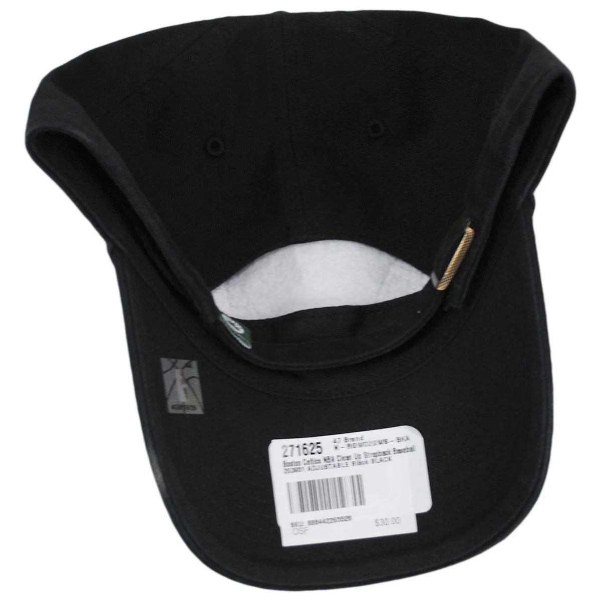 Boston Celtics NBA Clean Up Strapback Baseball Cap Dad Hat - Image 12