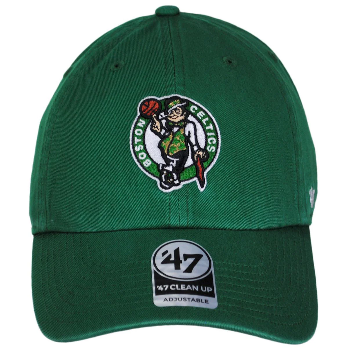 Boston Celtics NBA Clean Up Strapback Baseball Cap Dad Hat - Image 7