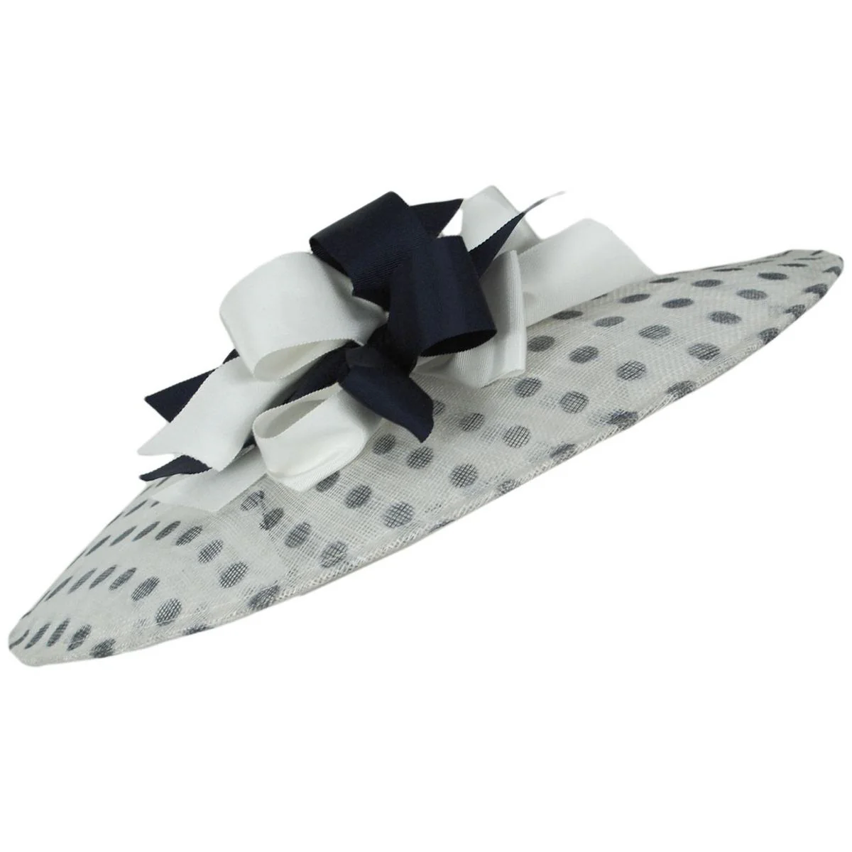 Bows Galore Sinamay Straw Picture Dress Hat