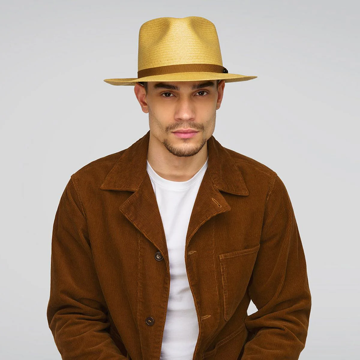 Brice Shantung LiteStraw Fedora Hat - Image 2