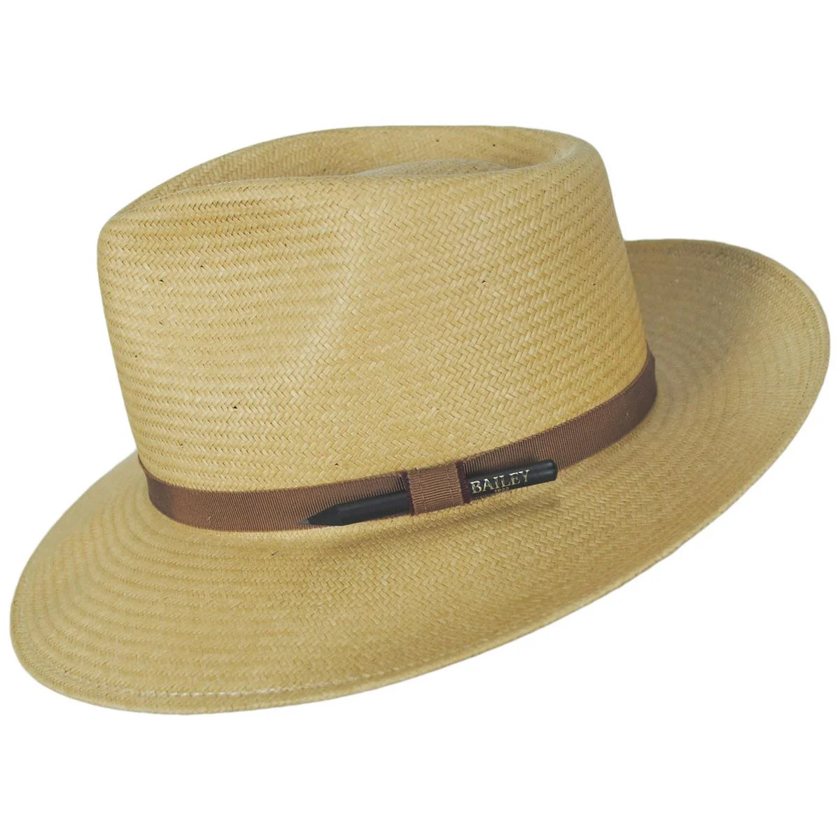 Brice Shantung LiteStraw Fedora Hat - Image 4