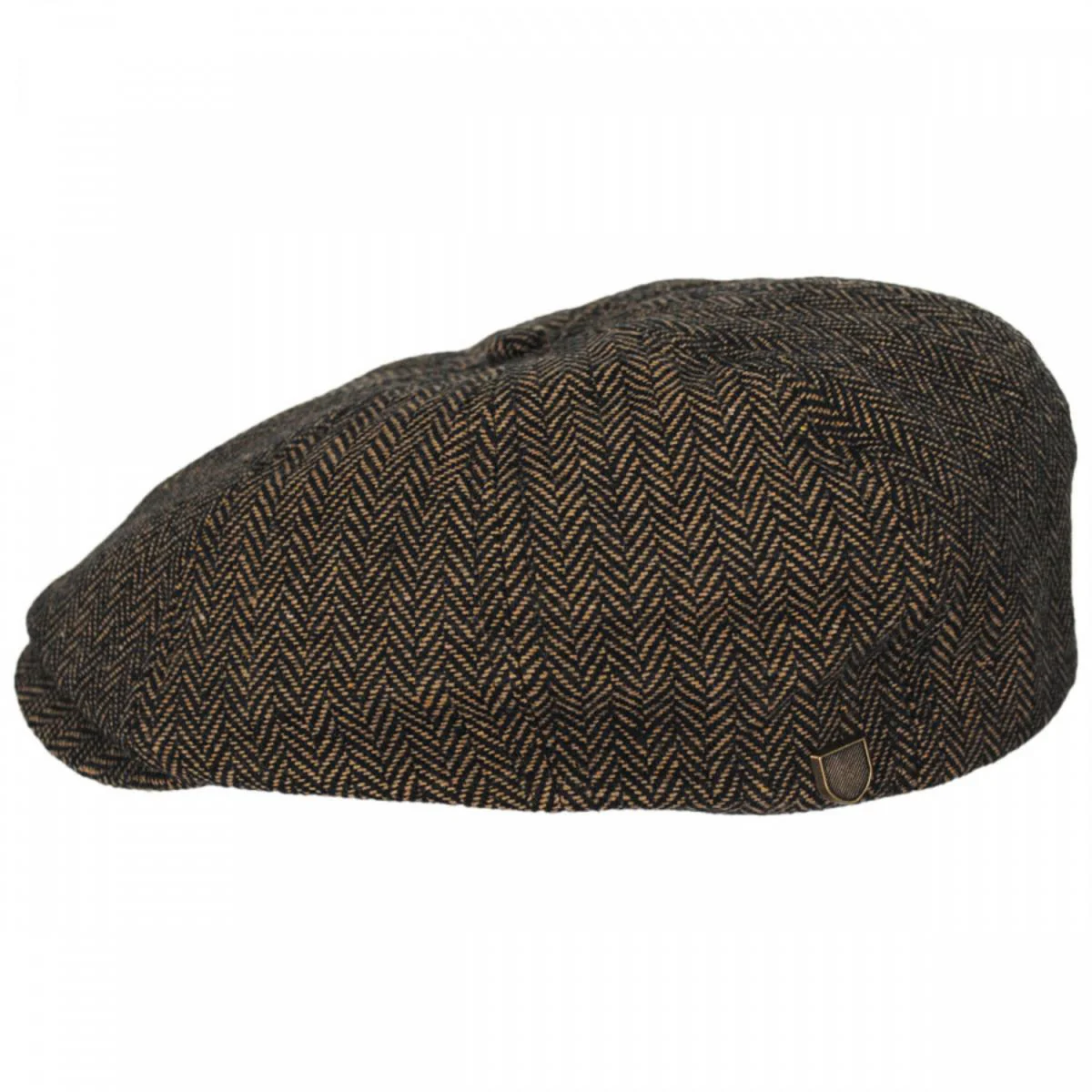 Brood Herringbone Wool Blend Newsboy Cap - Image 5