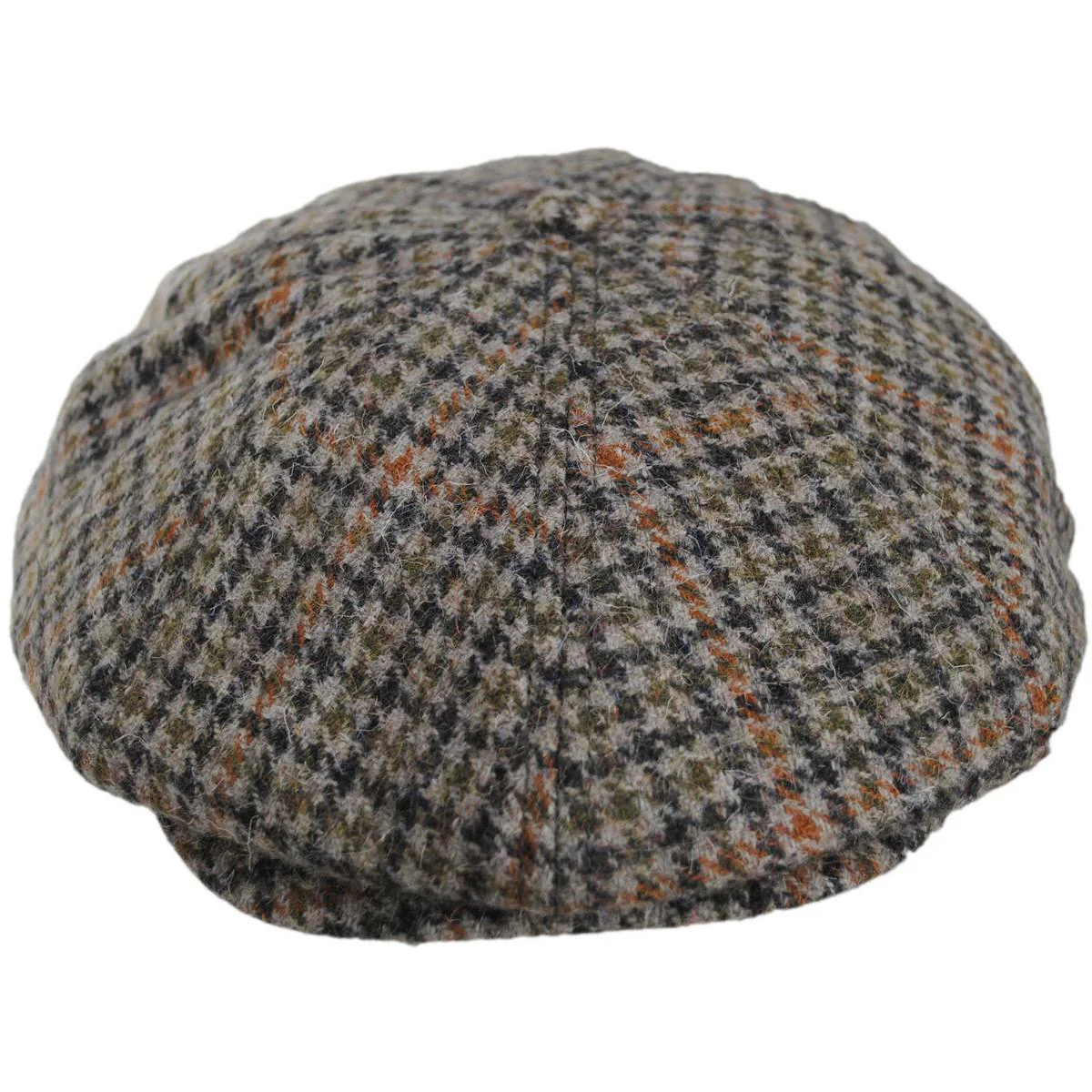 Brood Wool Blend Houndstooth Newsboy Cap - Image 4