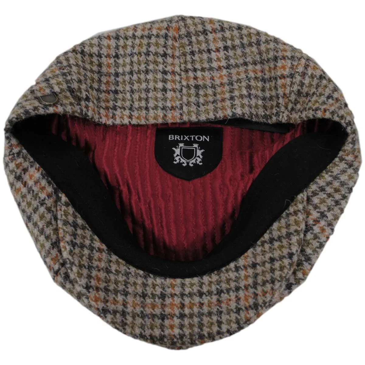 Brood Wool Blend Houndstooth Newsboy Cap - Image 6