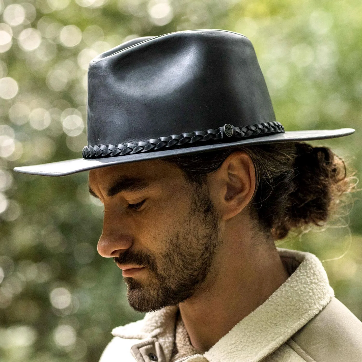 Buffalo Leather Western Hat - Image 11