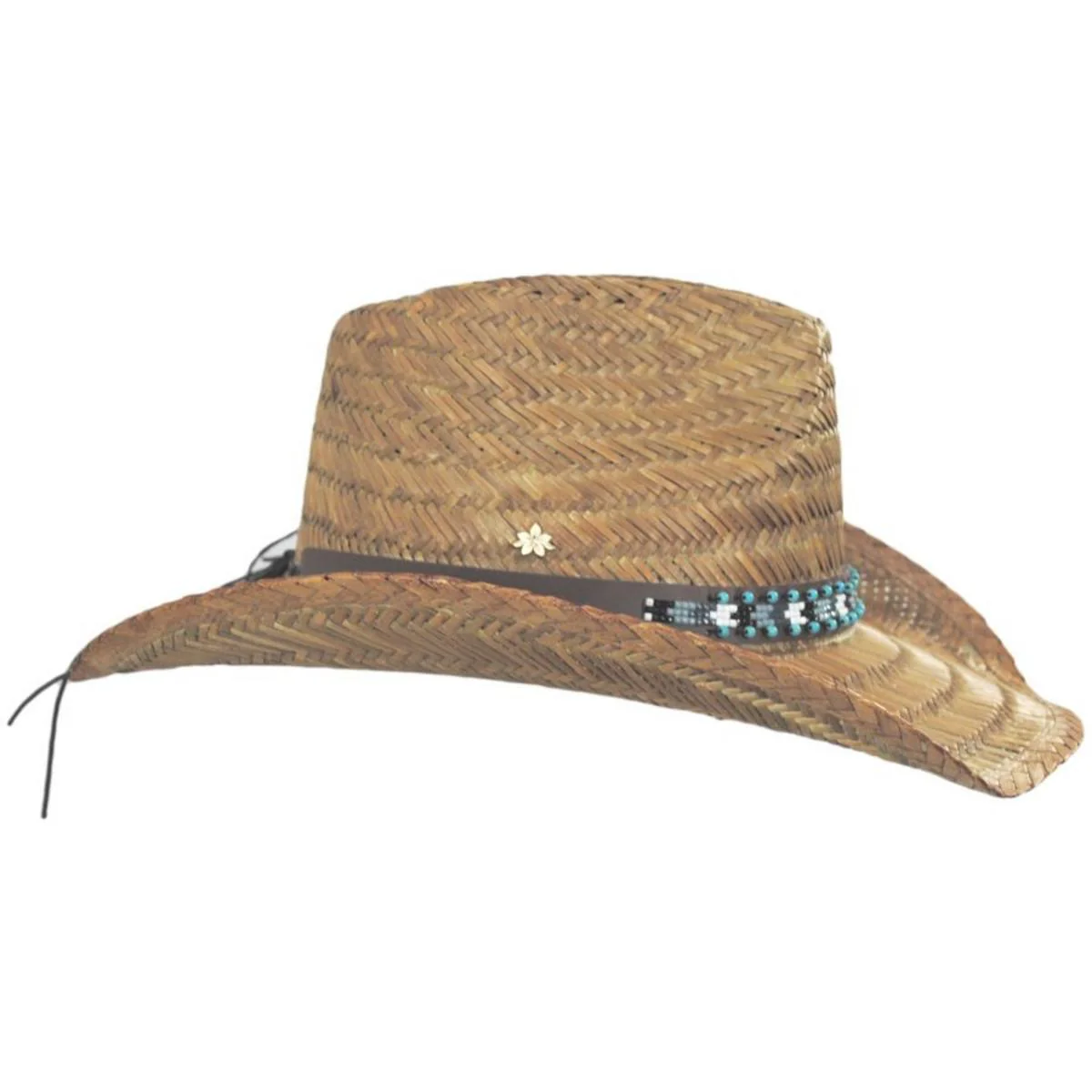 Callie Rush Straw Western Hat - Image 3