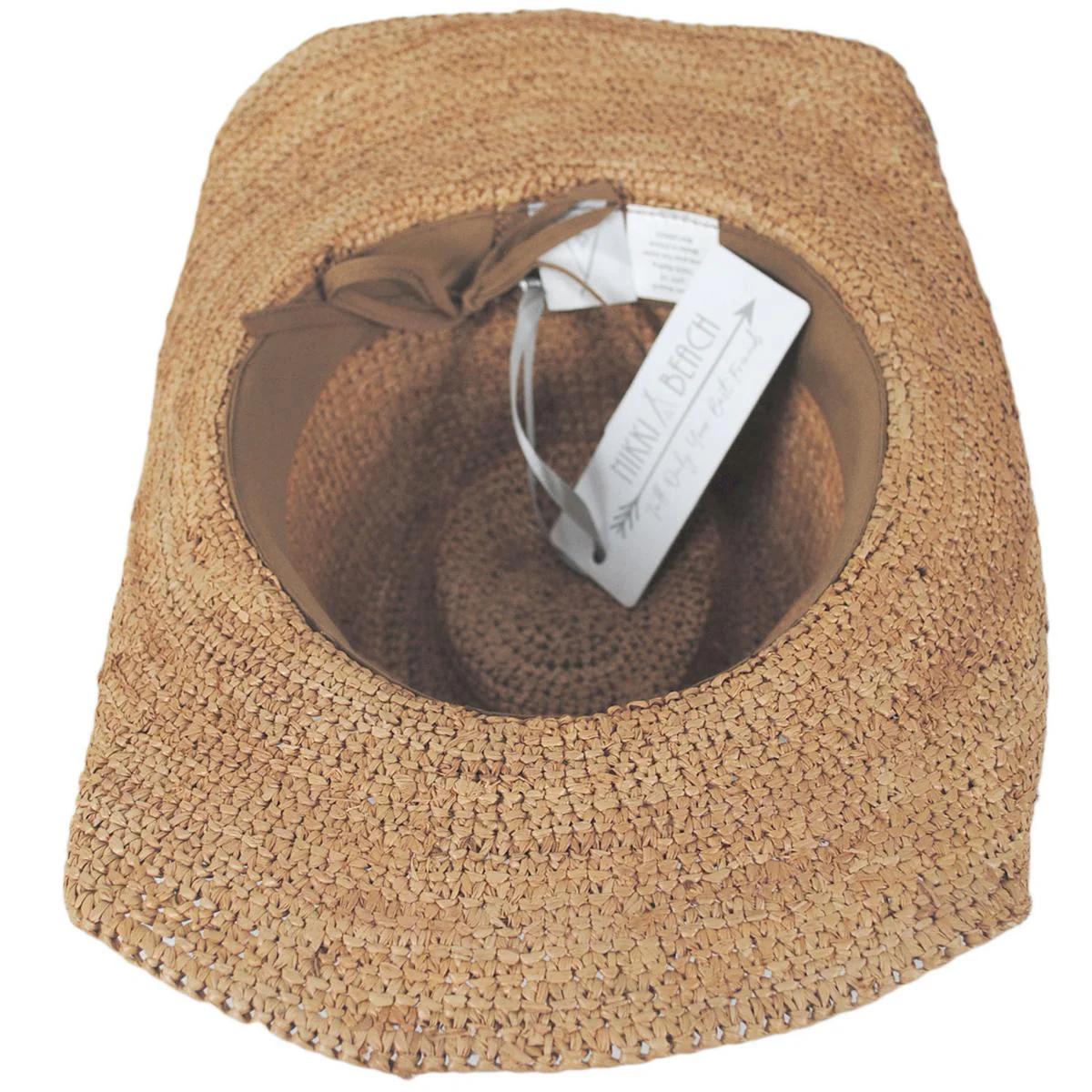Charlee Crochet Raffia Straw Western Hat - Image 5