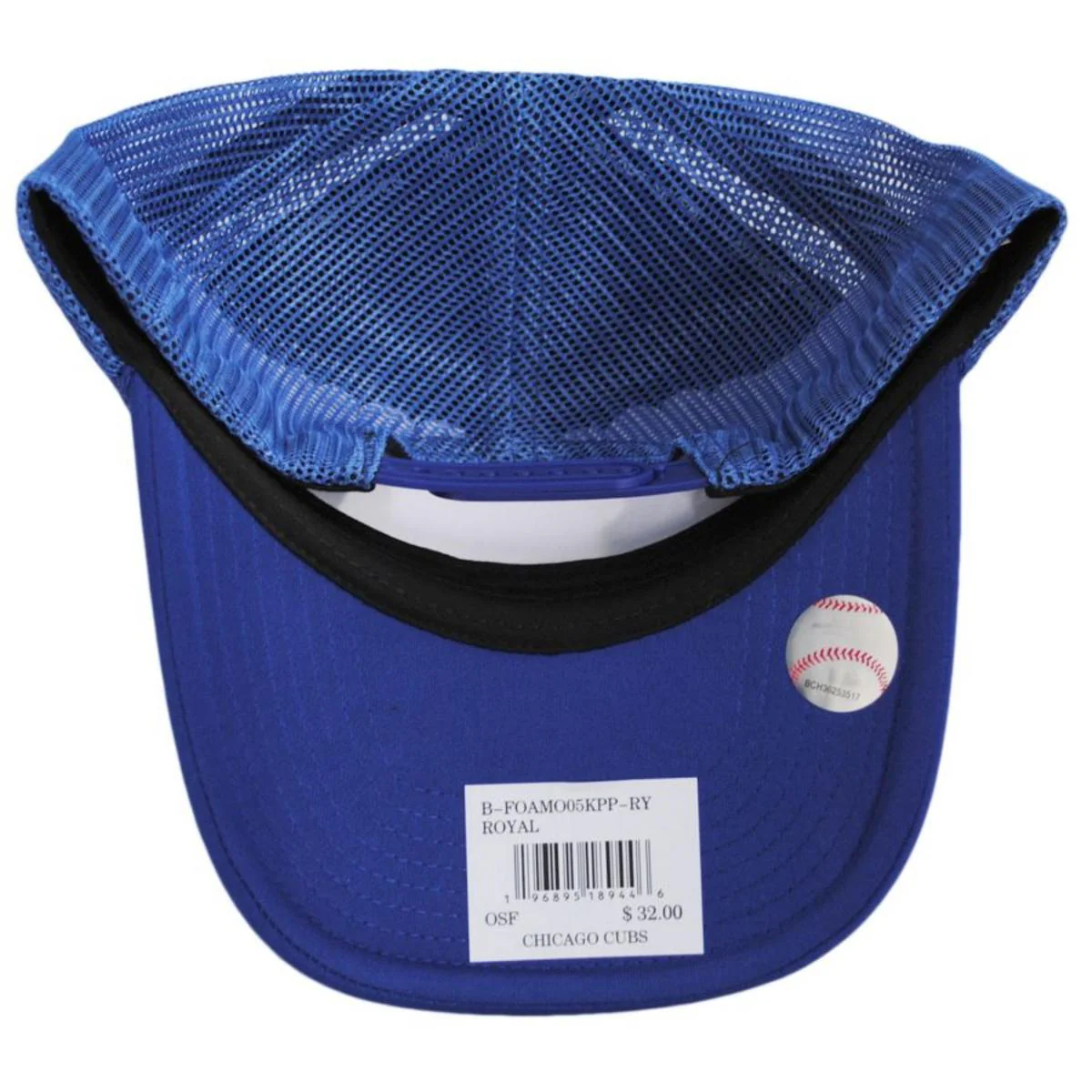 Chicago Cubs MLB Foam Mesh Trucker Snapback Baseball Cap - Image 4