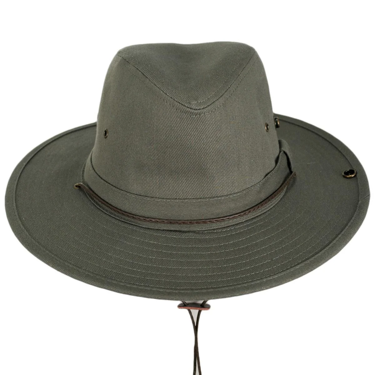 Chin Cord Cotton Aussie Hat - Image 2