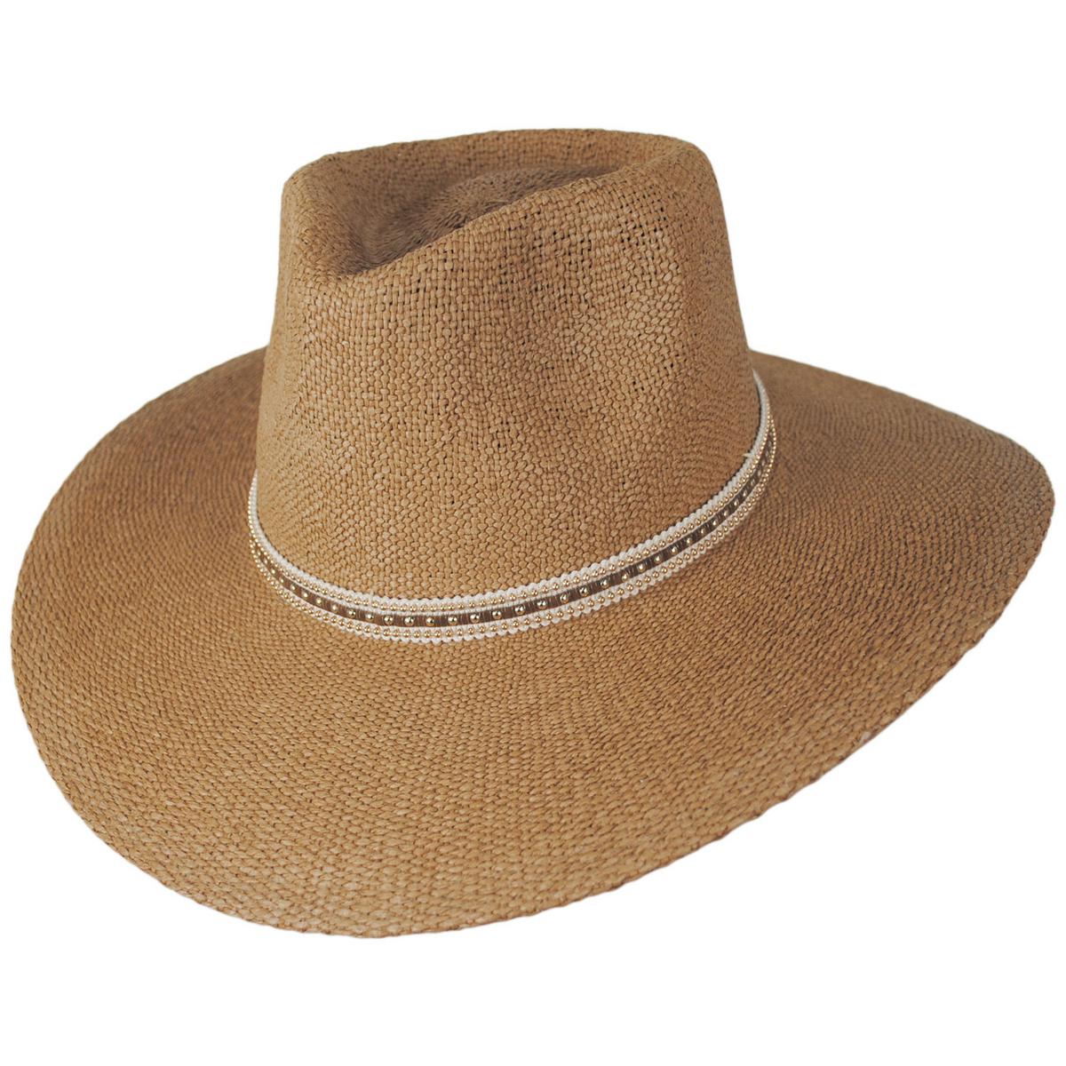 Chloe Toyo Straw Fedora Hat