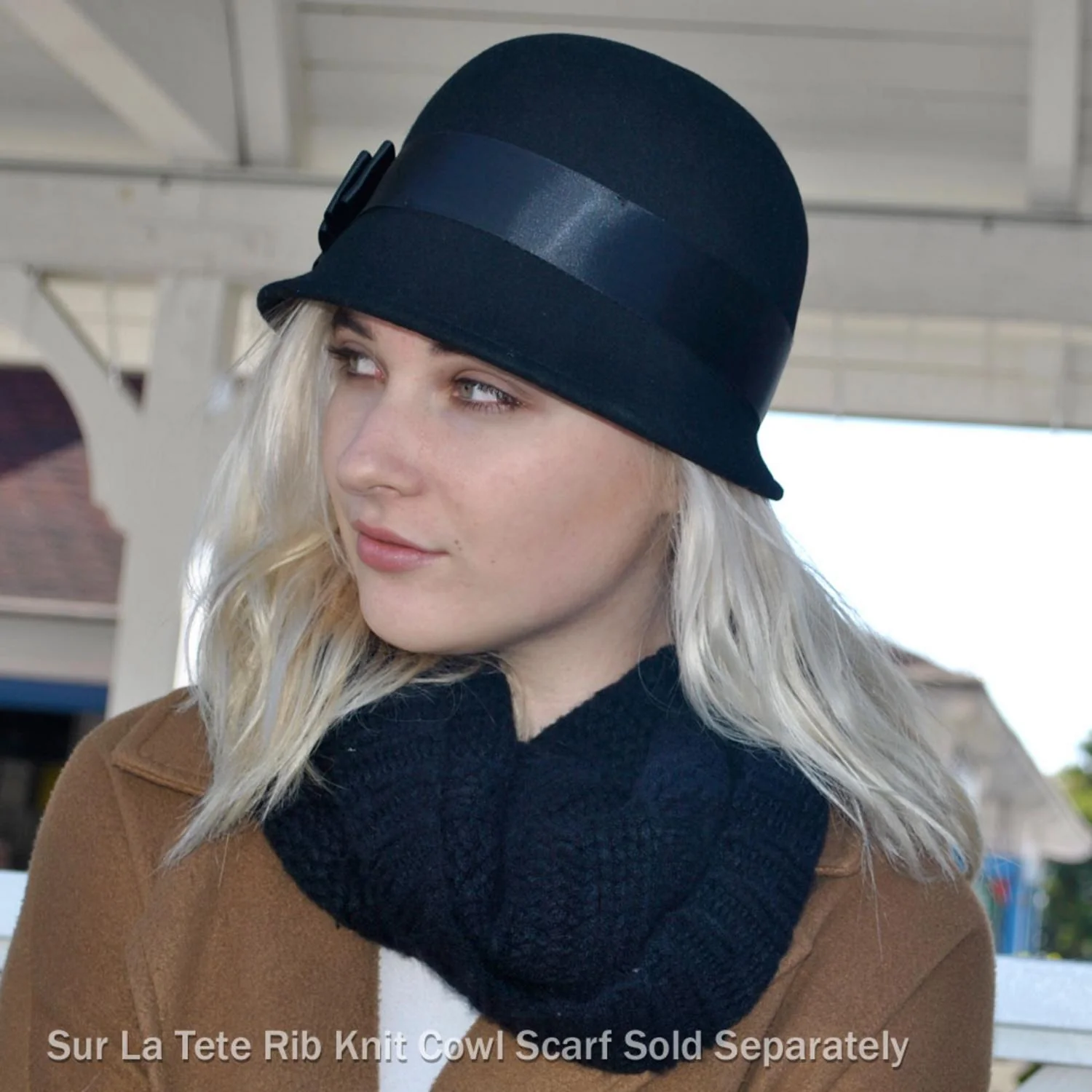 Chloe Wool Felt Cloche Hat - Image 10