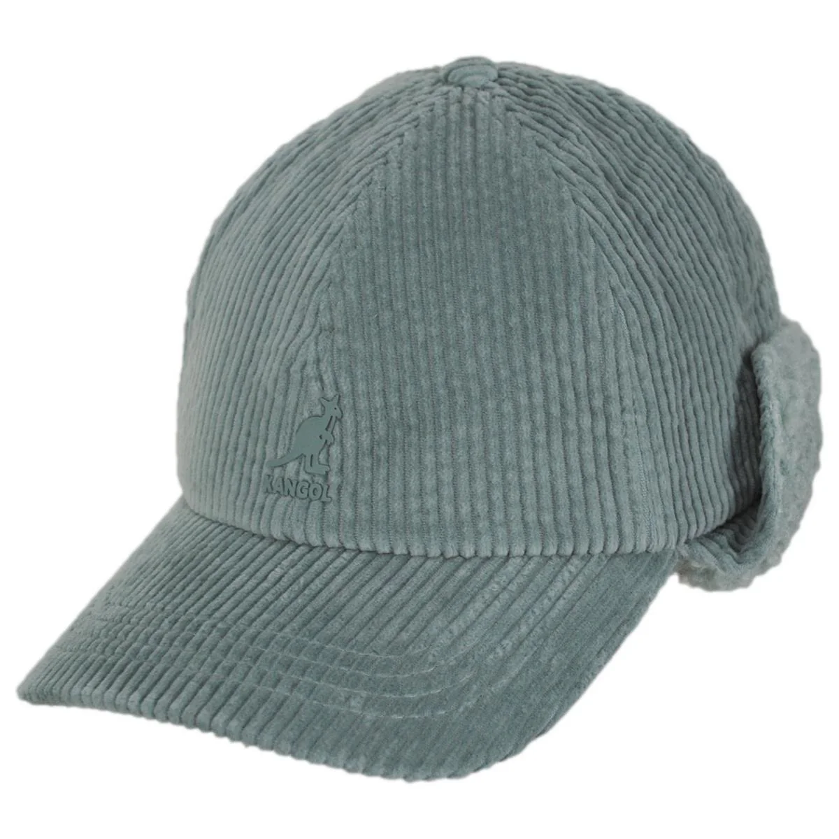 Corduroy Earflap Fitted Baseball Cap