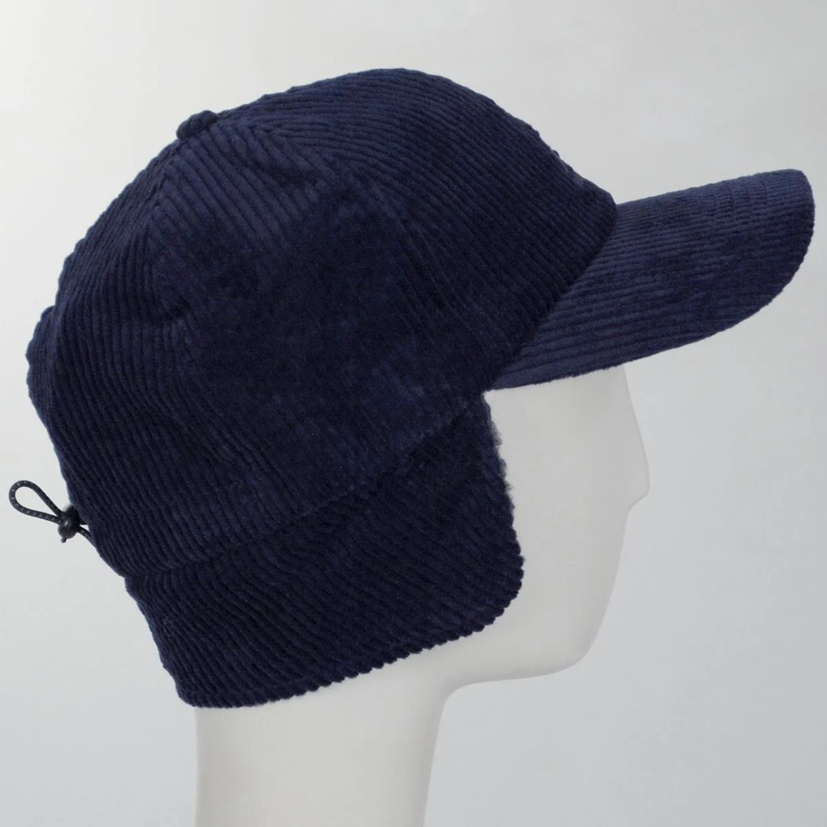 Corduroy Earflap Fitted Baseball Cap - Image 10