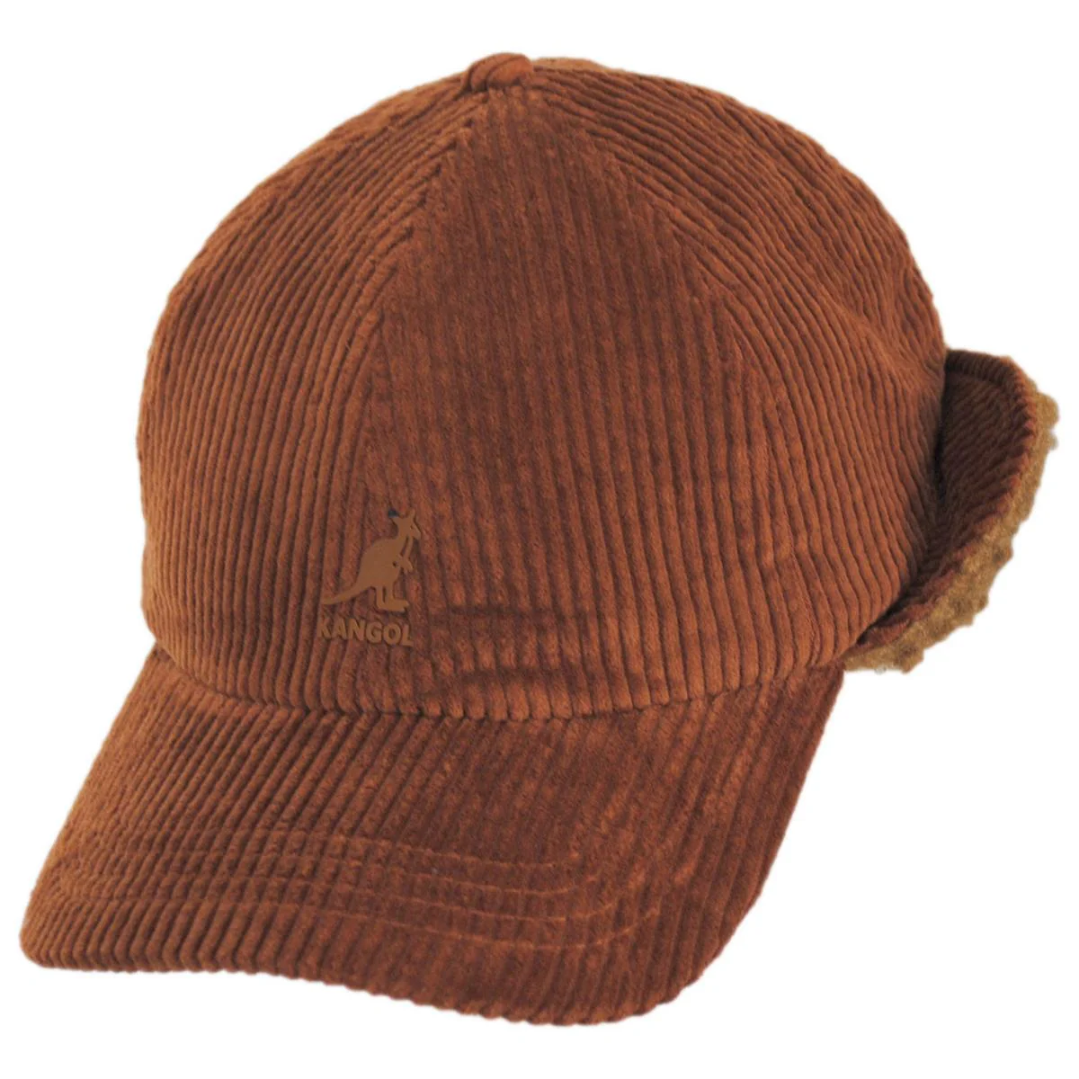 Corduroy Earflap Fitted Baseball Cap - Image 11