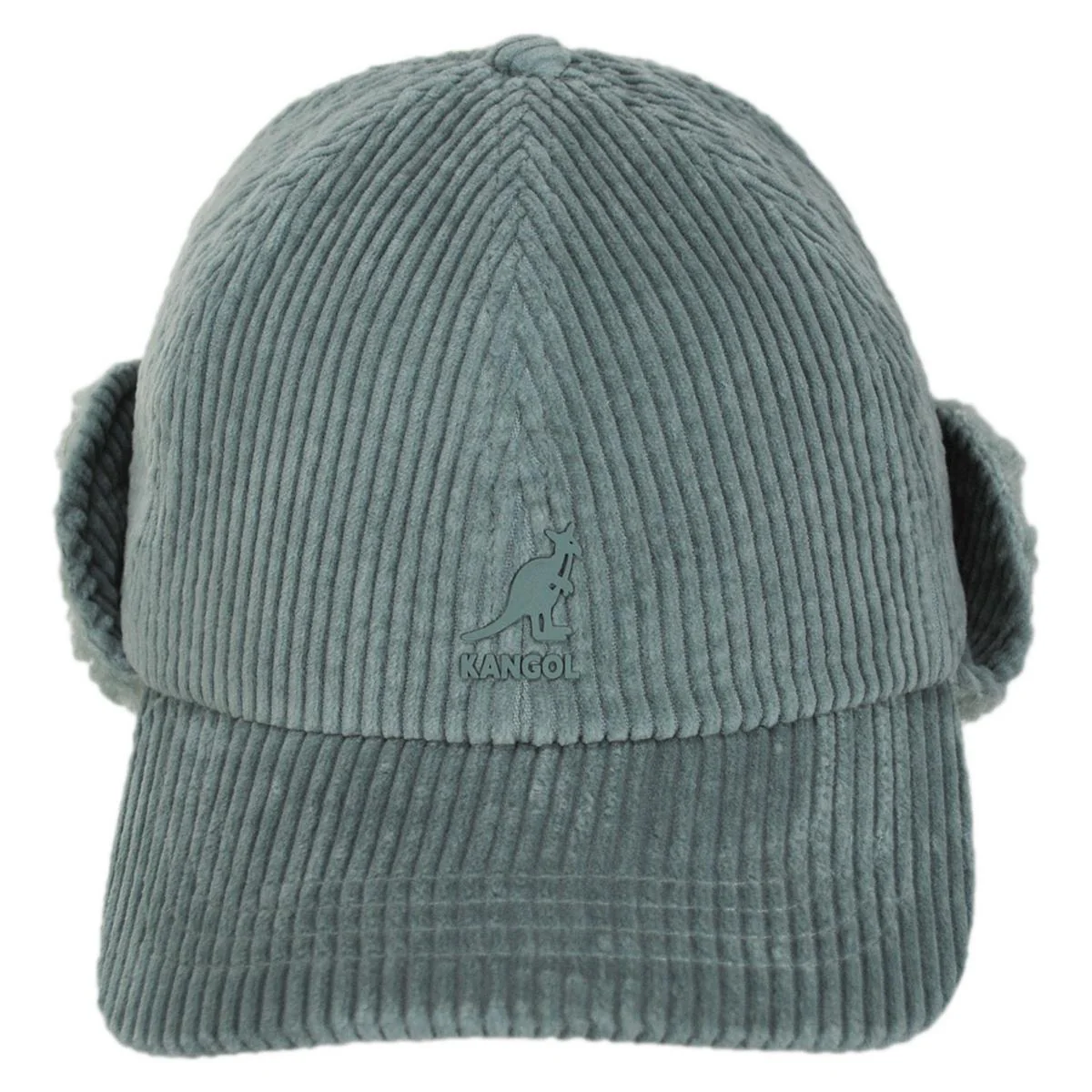 Corduroy Earflap Fitted Baseball Cap - Image 2