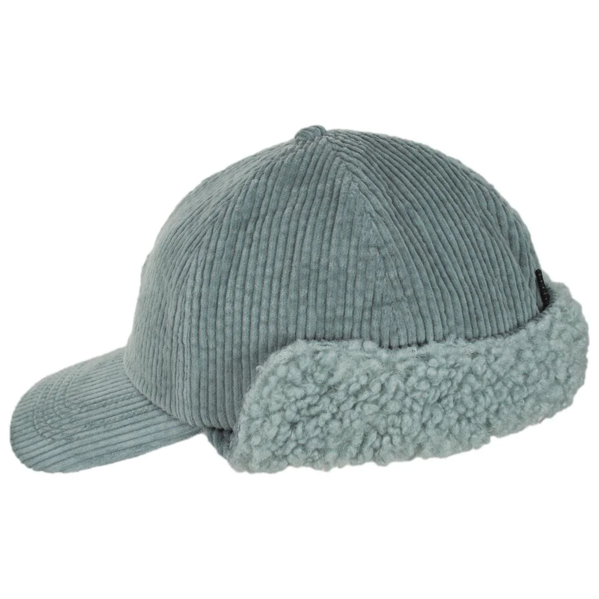 Corduroy Earflap Fitted Baseball Cap - Image 3