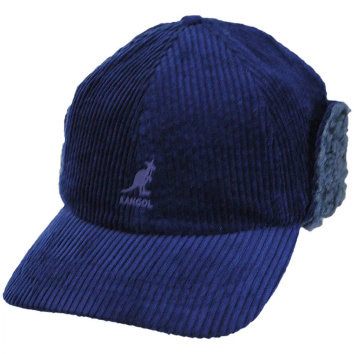 Corduroy Earflap Fitted Baseball Cap - Image 6