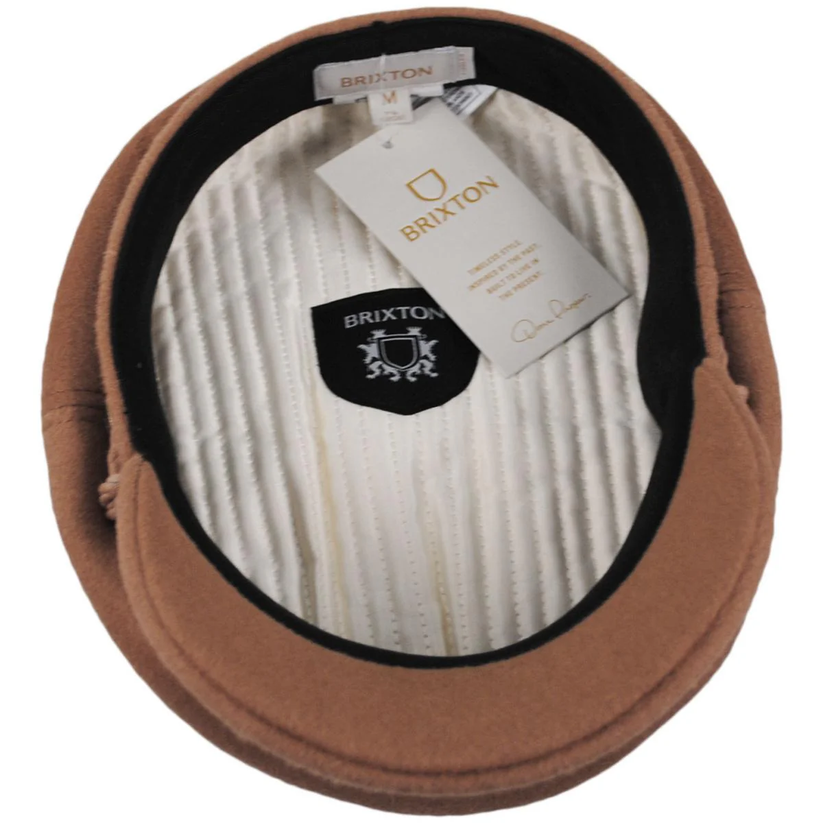 Cotton Blend Fiddler Cap - Rose Gold - Image 4